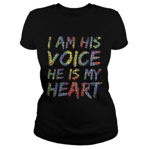 Autism I am his voice he is my heart shirt 1 Autism I am his voice he is my heart shirt 2