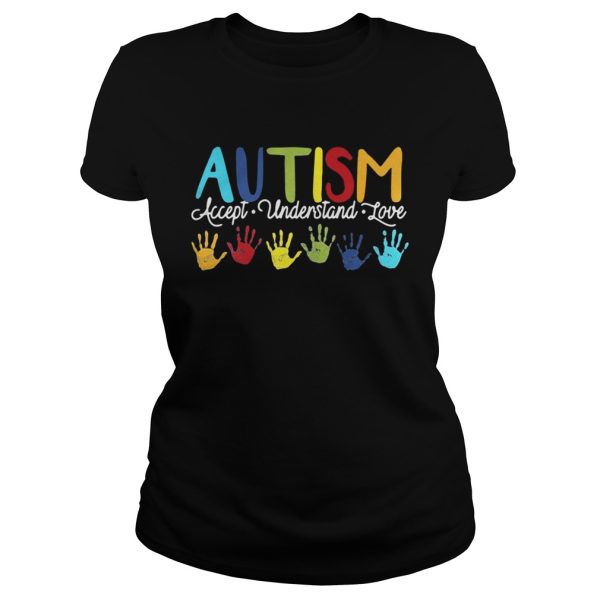 Autism accept understand love shirt