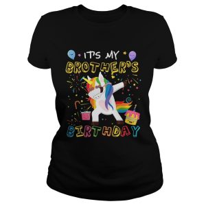 Awesome It's My Brother's Birthday Funny Kid T Shirt 1