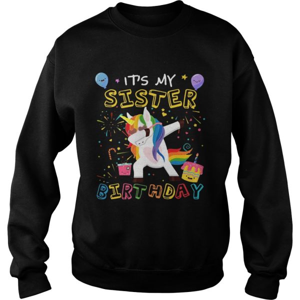 Awesome It’s My Sister’s Birthday Funny Kid T-Shirt