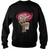 Baby Groot hug Dr Pepper shirt