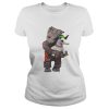 Baby Groot hug unicorn shirt