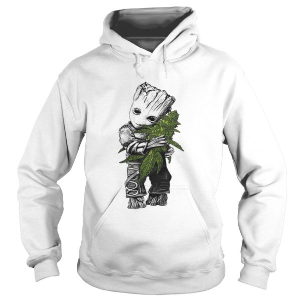 Baby Groot hug weed shirt