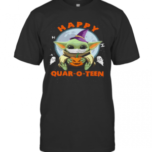 Baby Yoda Hug Pumpkin Happy Quar O Teen T-Shirt
