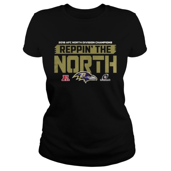 Baltimore Ravens 2018 AFC north division champions reppin the North shirt