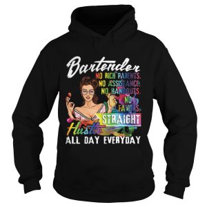 Bartender Straight Hustle All Day Everyday T shirt 2