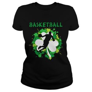 Basketball Shamrock Irish St Patty's Day Sport Shirt For Basketball Lover Shirt 1