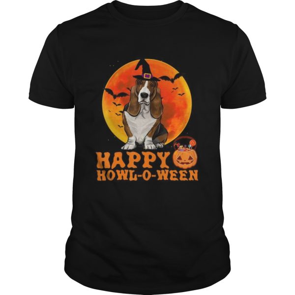 Basset Hound Dog Halloween Happy Howloween shirt