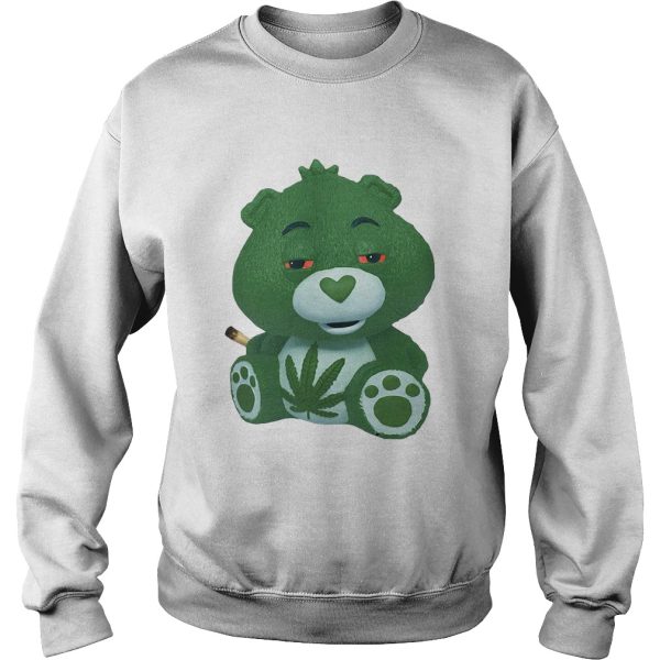 Bear green smoking Cannabis shirt