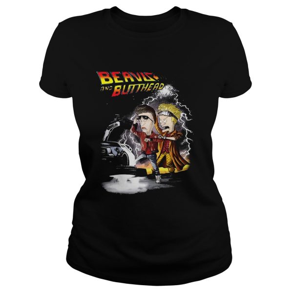 Beavis and Butthead back to the future shirt