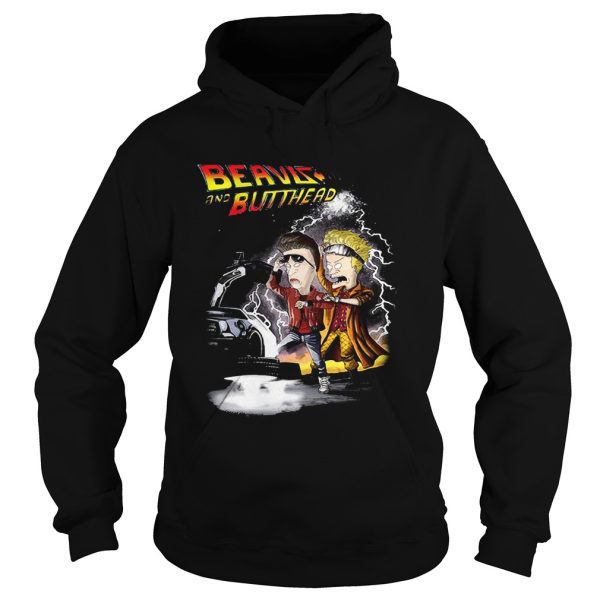 Beavis and Butthead back to the future shirt