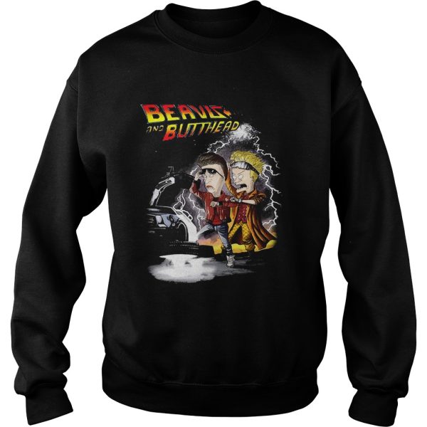 Beavis and Butthead back to the future shirt