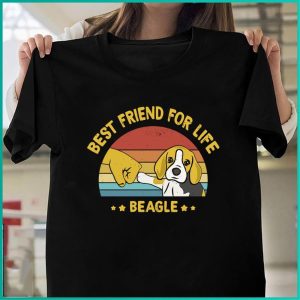 Best friend for life beagle retro sunset vintage shirt 1 Best friend for life beagle retro sunset vintage shirt 2