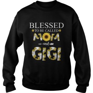 Blessed To Be Called Mom And Gigi T Shirt 3