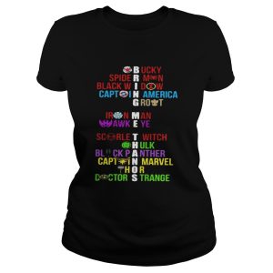 Bring Me Thanos Bucky Spiderman Black Widow Captain America Groot shirt 1