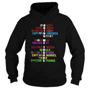 Bring Me Thanos Bucky Spiderman Black Widow Captain America Groot shirt 2