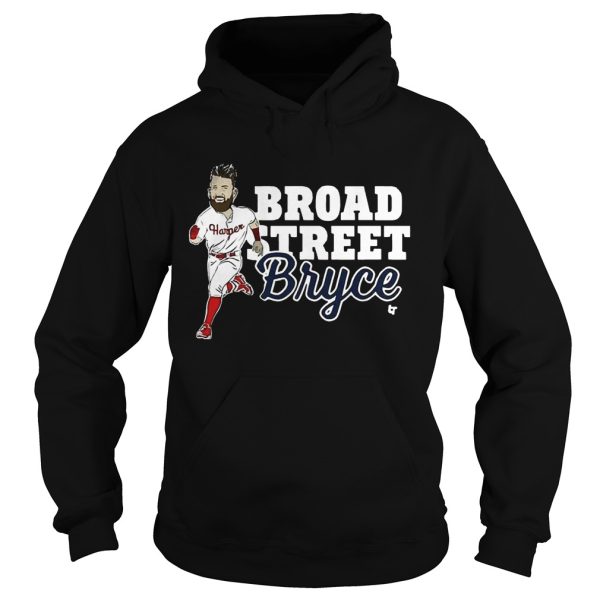 Broad Street Bryce Harper Phillies WoMen-T-Shirt