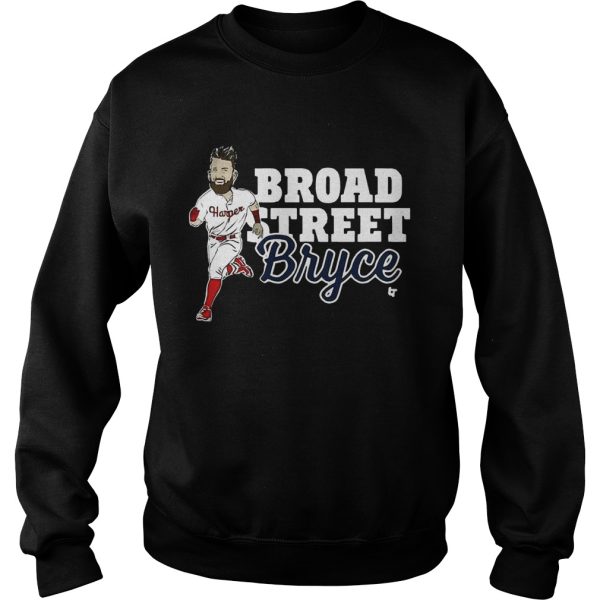 Broad Street Bryce Harper Phillies WoMen-T-Shirt