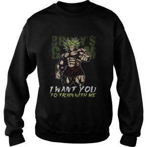 Broly's Gym I Want You To Train With Me Super Saiyan shirt 3