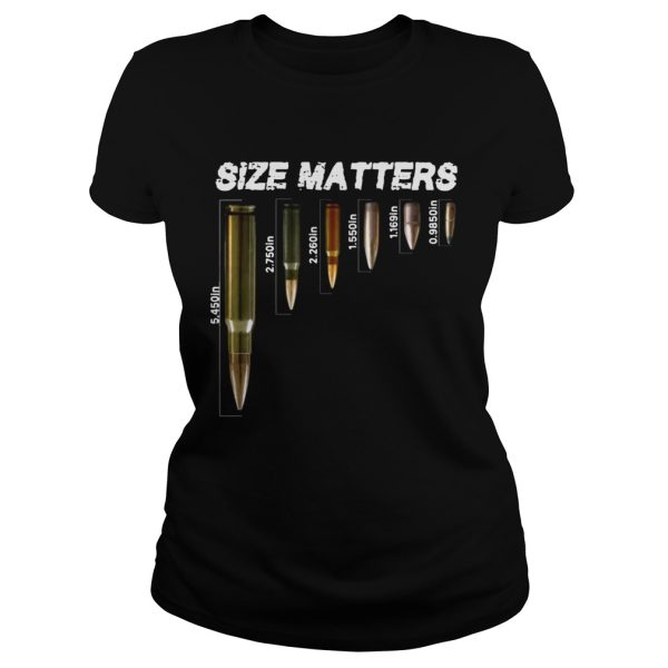 Bullets Size Matters shirt