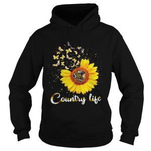 Butterfly Sunflower Country life shirt 2