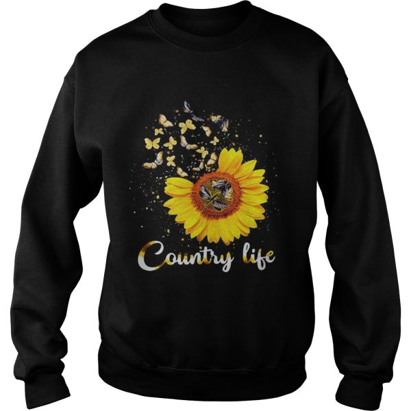 Butterfly Sunflower Country life shirt