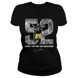 Buy Clay Matthews 52 Thank You For The Memories shirt 1