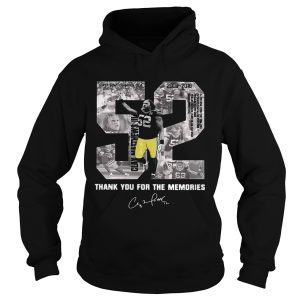 Buy Clay Matthews 52 Thank You For The Memories shirt 2