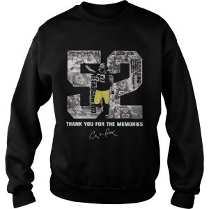 Buy Clay Matthews 52 Thank You For The Memories shirt 3
