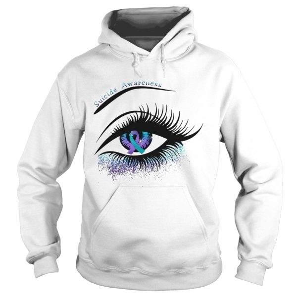 Cancer suicide awareness in the eye shirt