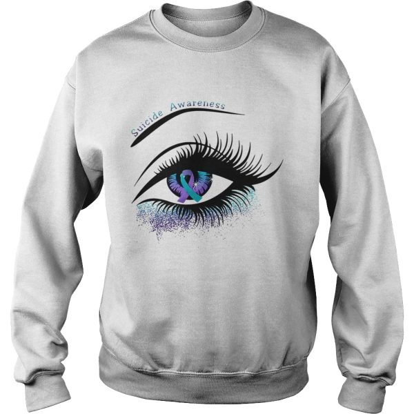 Cancer suicide awareness in the eye shirt