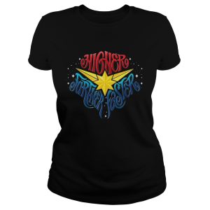 Captain Marvel higher further star shirt 1