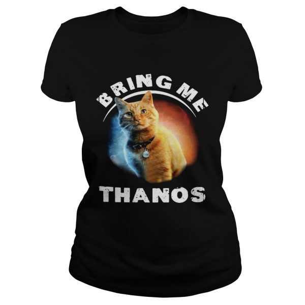 Cat Brings me Thanos shirt