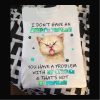 Cat Cute I Don’t Have An Attitude Problem You Have A Problem With My Attitude And That’s Not My Problem Shirt