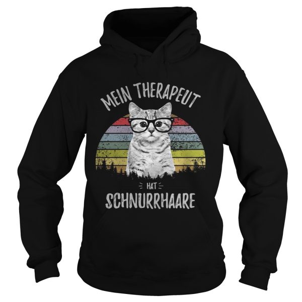 Cat Mein Therapeut hat Schnurrhaare shirts