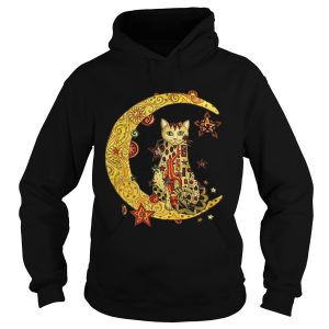 Cat on the moon Cat humor animalday shirt 2