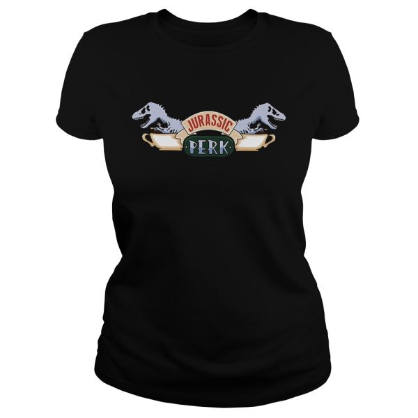 Central Perk and Jurassic Park Jurassic Perk shirt