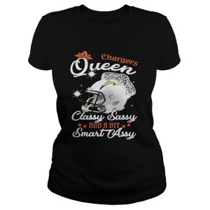 Chargers Queen Classy Sassy And A Bit Smart Assy Shirt 1