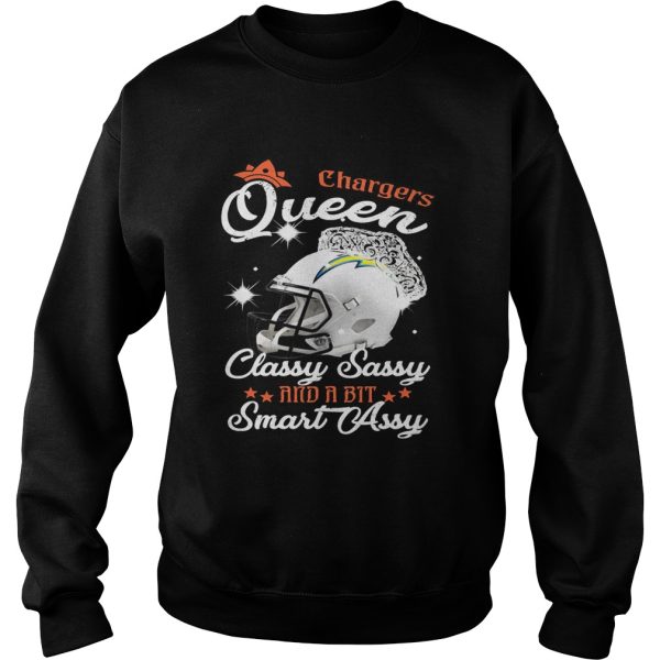 Chargers Queen Classy Sassy And A Bit Smart Assy Shirt