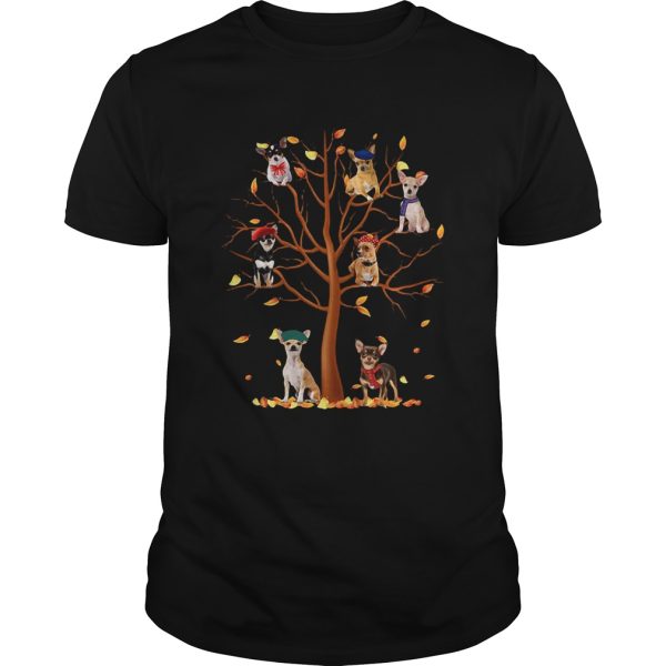 Chihuahua Fall Tree shirt