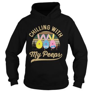 Chilling With My Peeps Cute Funny Easter T shirt 2