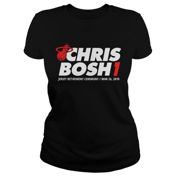 Chris Bosh Jersey Retirement Ceremony Shirt