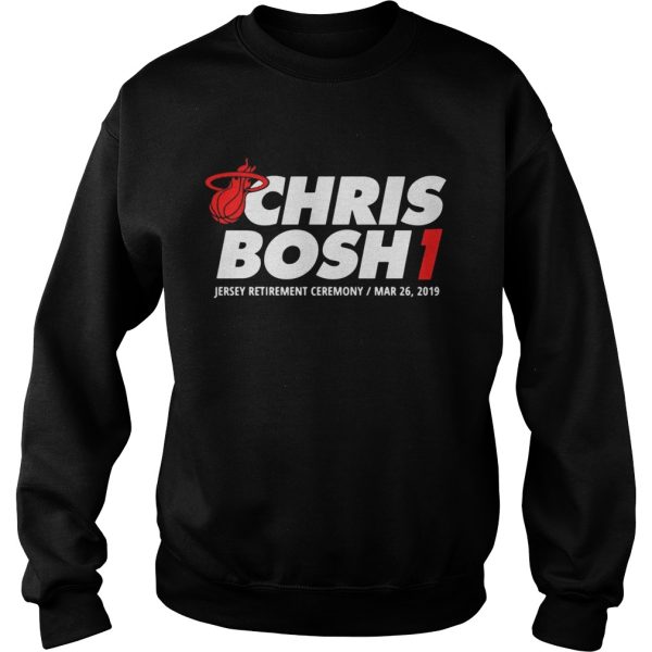 Chris Bosh Jersey Retirement Ceremony Shirt