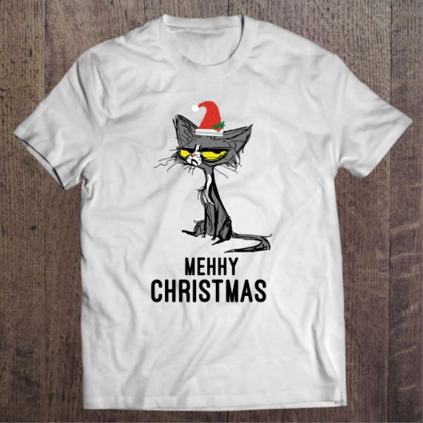 Christmas Tee For Cat Lovers Merry Christmas shirt