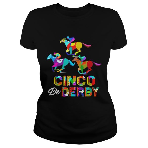 Cinco De Derby Horse Racing T-shirt