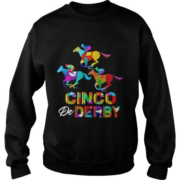 Cinco De Derby Horse Racing T-shirt