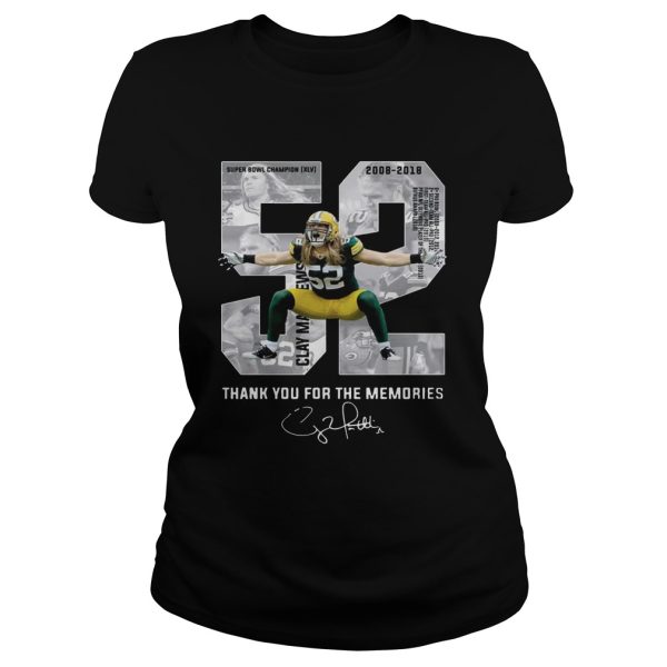 Clay Matthews Iii Thank You For The Memories Shirt