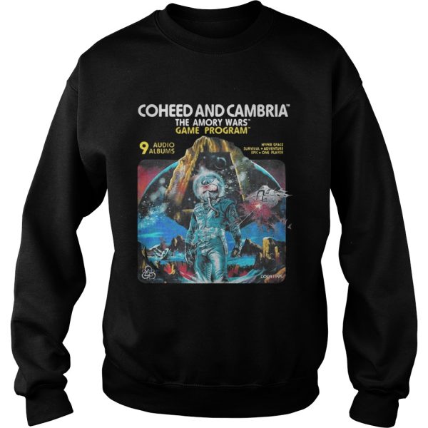 Coheed and Cambria The Amory Wars Game Program 9 audio albums shirt