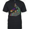 Colorful Paint Peacock Shirt