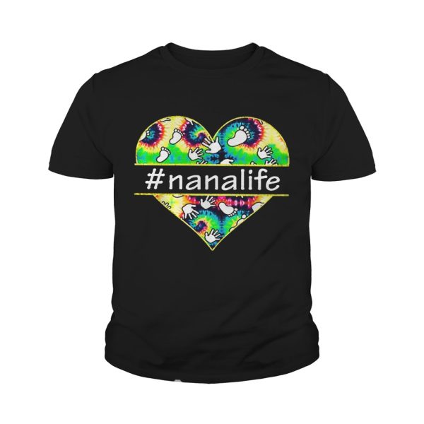 Colorful heart Nanalife shirt